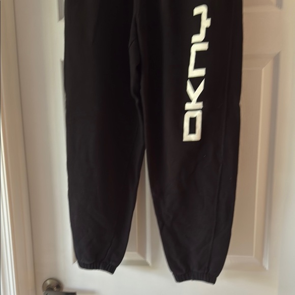 DKNY Black Joggers with White Branding - Picture 4 of 6
